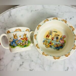 Royal Doulton Bunnykins 2-Piece Baby Set (Mug & Bowl)